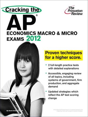 cover image of Cracking the AP Economics Macro & Micro Exams, 2012 Edition